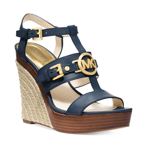 sandale michael kors bleu|michael kors size 11 sandals.